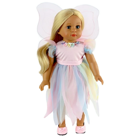 Pastel Pink Fairy Dress for 18-Inch Dolls | Dolls Clothes