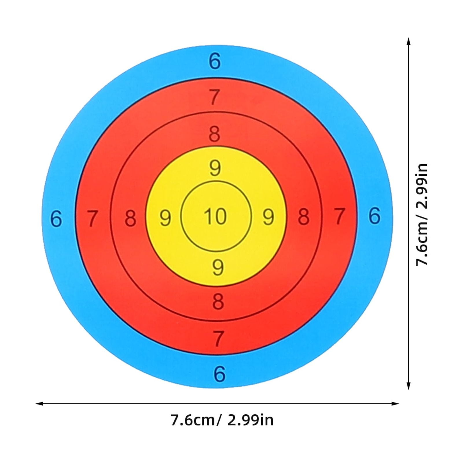 OUNONA Fluorescent Target Stickers for Shooting with Glow in Dark Feature and Easy Application