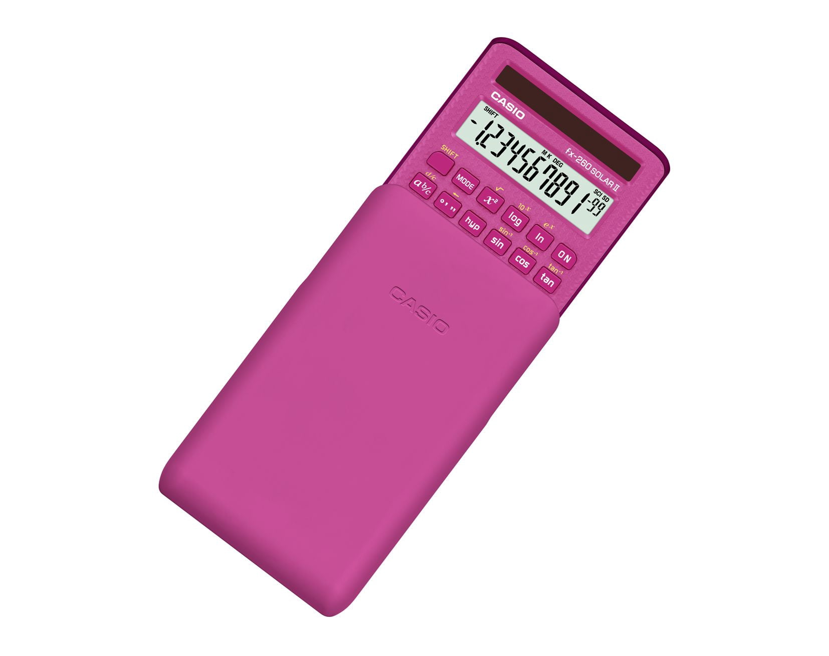 Casio FX-260SOLARII-PK Pink Scientific Calculator 10 Pack