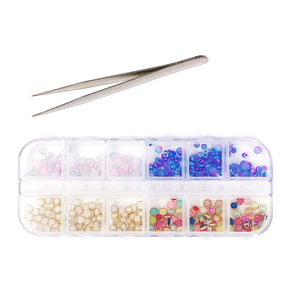 Wrapables Dazzling Nail Art Rhinestones Nail Manicure with Plastic Case,  Sparkling Gems - Yahoo Shopping