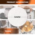 thumbnail image 2 of NEOUZA Coffee Paper Filter Round for Espresso Machine Portafilter Moka Pot 100pcs Unbleached Disposable Puck Screen (56mm), 2 of 4