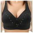 thumbnail image 4 of Sngxgn Bras for Women,Very Push up Bra(Black,44), 4 of 4