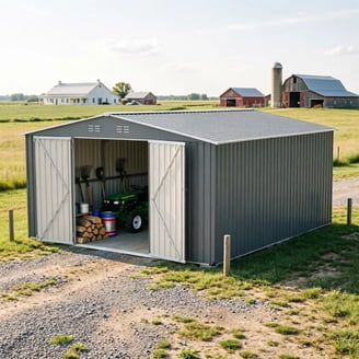 Suncast 7' x 7' Double-Wall Decorative Cascade Storage Shed