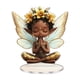 thumbnail image 2 of Uuiauoio Woman and Cheetah Rotatable Acrylic Table Ornament The Ideal Spring Gift for Ideal Gift New Year, Valentine's Day, Ramadan, 2 of 6