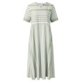 thumbnail image 5 of B91xZ Robes d'Été pour Femmes 2024 Mode Manches Bouffantes Robe à Volants Robe d'Été Hiver Tenue de Plage, Vert P, 5 of 5