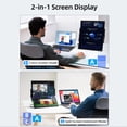 thumbnail image 4 of Restored Ingnok Dual Portable Monitor,15.6inch FHD 1080P Screen with USB-C mini HDMI, Foldable Screen Design,Portable Dual Monitor Compatible with Windows/Mac, Easy Setup for Work, 4 of 7