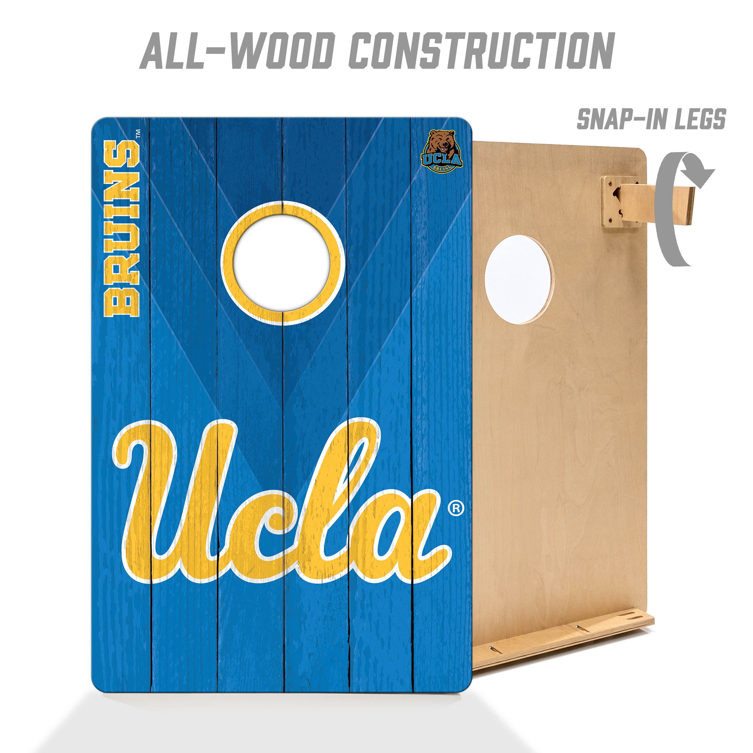 YouTheFan NCAA UCLA Bruins 2' x 3' Cornhole Game No Bags