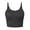 CHARCOAL, variant on FashionMille Women Workout Yoga Spaghetti Strap Tank Camisole Crop Tank Top