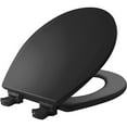 thumbnail image 2 of Bemis 46EC047 Toilet Seat Round Wood - Black, 2 of 2