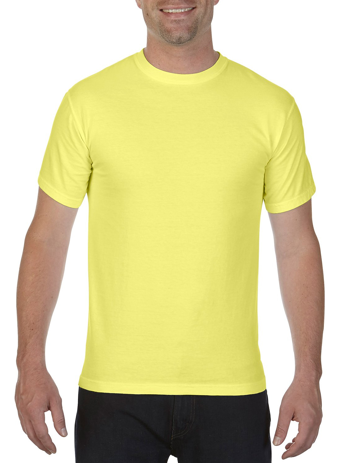 yellow comfort colors shirt