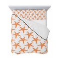 thumbnail image 7 of Orange Beach Starfish Twin Size Down Alternative Comforter, Lightweight Comforter Quilt Bedding Set with Pillow Shams Summer Ocean Nautical Coastal All Seasons Bed Comforter Duvet Insert 68"x86", 7 of 7