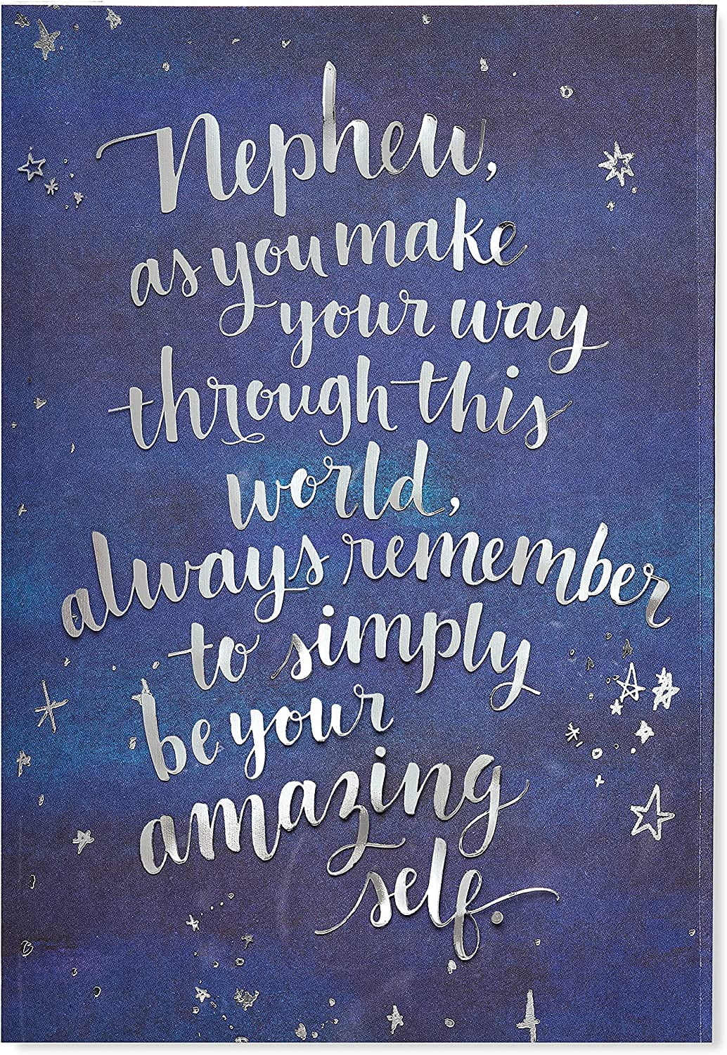 American Greetings Birthday Card for Nephew (Be Your Amazing Self)