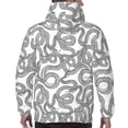thumbnail image 3 of Bingfone Snake Men's Drawstring Hoodie Long Sleeve Pocket Sweatshirts-4X-Large, 3 of 6