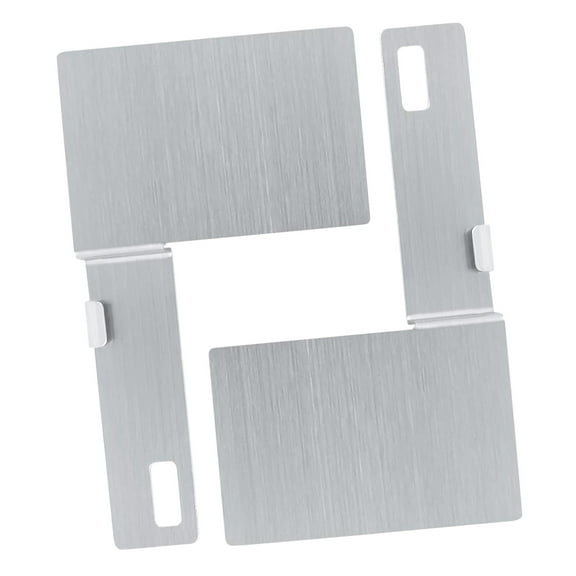 Adjustable 15° Angled Stainless Steel License Plate Frame Vertical Mount Set For Enhanced Readability Cars Motorcycles Includes Two Brackets