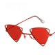 thumbnail image 5 of Gafas de sol retro con forma de triángulo y huecas, gafas de sol punk a la moda, gafas de sol con personalidad, 5 of 5
