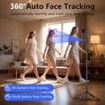 thumbnail image 4 of WANALIT Auto Face Tracking Tripod for iPhone & Android, 360° Rotation Phone Stand with Remote, 64” Extendable Selfie Stick Tripod for Video Recording, Vlogging, Live Streaming, 4 of 7