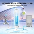 thumbnail image 4 of Automatic Commercial Ice Machine 110V, 85LBS/24H, 24LBS Capacity, Durable Stainless Steel, with Water Filter & Hose – Great for Home Bar, Office, Party, 4 of 7