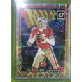 thumbnail image 3 of Joe Montana LAZER PRIZM VELOCITY CARD SF 49ers SSP 2018 Donruss Optic MVP SP, 3 of 12