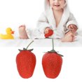 thumbnail image 4 of Fruit Shakers Plastic Maraca Rattles, Playthings Decorative Model Shaker Musical Hand Percussion Instrument Fruit Shaker Props for Kids Party Favors[Strawberry], 4 of 9