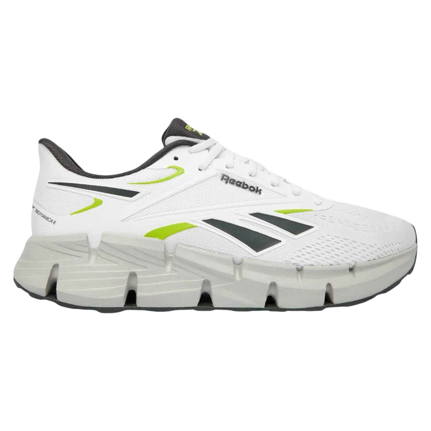 TENIS REEBOK HOMBRE ZIG DYNAMICA 6 BLANCO GRIS RUNNING blanco 265