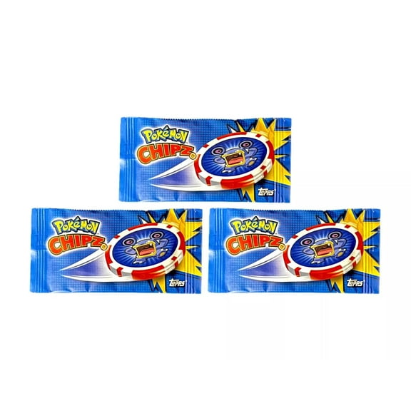Lot of (3) 2006 Topps Pokémon Chipz Booster Packs