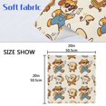 thumbnail image 5 of Iauyy Satin Napkins Set of 4- Dog Cat Sandwich DIY Printing Decoration Cloth Napkin- Easy Care for Home/Party, 5 of 8