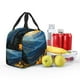 thumbnail image 5 of Fotbe Elegant Sunset Sunflower Bolsa Térmica con Estampado y Forro de Aluminio Grueso Bolsa de Almuerzo con Bolsillo Frontal para Hombres y Mujeres, Ideal para Trabajo, Escuela, 5 of 8