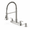 Brushed-Spring, variant on Nickel 2 Holes Single Handle Pull Down Sprayer Kitchen Faucet