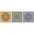 thumbnail image 3 of Oliver, Jenny 14x7 Black Modern Framed Museum Art Print Titled - Classical Tiles II, 3 of 5