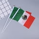 thumbnail image 4 of EeaseMX 50 banderas pequeñas de México para sujetar con un palo, banderas internacionales de países del mundo, banderines para decoración de fiestas., 4 of 7