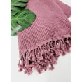 thumbnail image 3 of Waffle Towel Lightweight Quick Dry Beach, Bath Towels - Cherry, 3 of 9