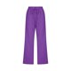 thumbnail image 5 of Pantalones de cintura alta y pierna ancha con cordón para mujer - Pantalones rectos elásticos de poliéster con bolsillos, 5 of 5