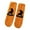 Orange, variant on HAYIMI Women Crew Socks Pumpkin Coral Socks Halloween Themed Fashionable Casual Sleeping Short Socks