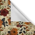 thumbnail image 4 of Ambesonne Poppy Window Valance, Floral Garden Modern Boho, 54" X 18", Maroon Amber Grey Yellow, 4 of 4
