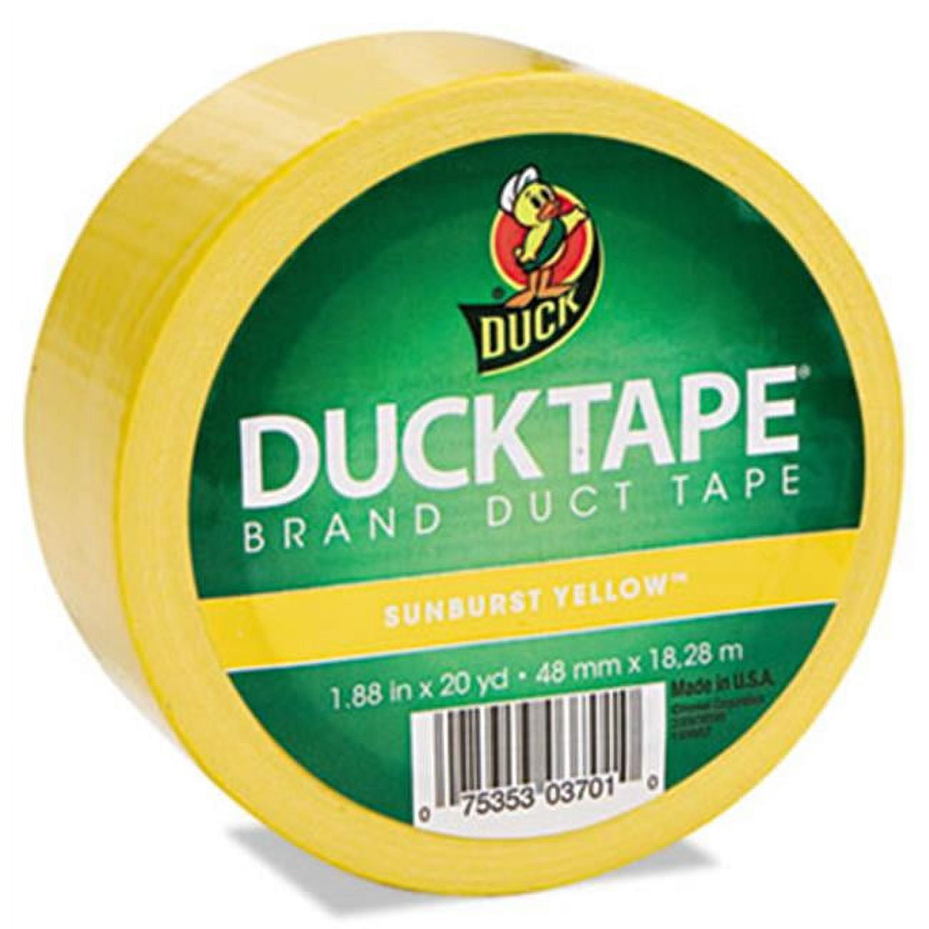 Color Duck Tape Brand Duct Tape - Yellow, 1.88 in. x 20 yd. - 6 Rolls