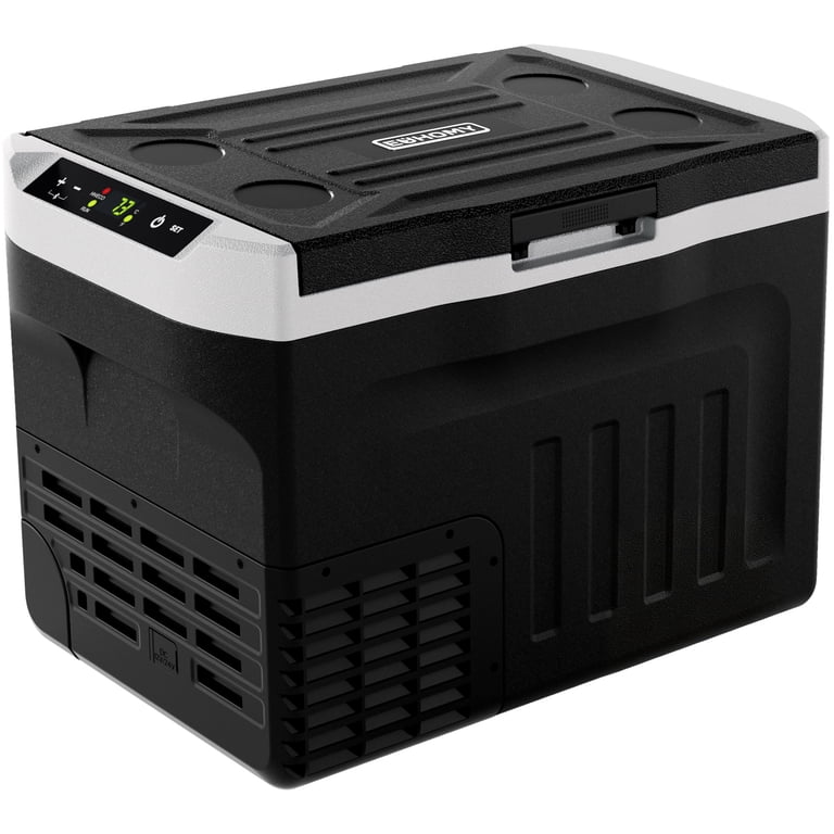 EUHOMY 12V RV Refrigerator 32QT with APP & Panel Control, Portable