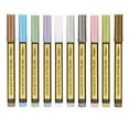 thumbnail image 1 of TFixol10 Colors Metallic Brush Pen Art Marker for Black Paper Rock Painting Card Making Scrapbooking Calligraphy Lettering, 1 of 7