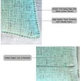 thumbnail image 4 of Textured Throw Pillow Covers Set of 2, Light Turquoise 18x18 inch | Trimmed Edge Soft Chenille Farmhouse Cushion Covers | Modern Decorative Pillow Cases for Couch/Sofa Living Room, Bedroom, 4 of 5