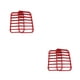 thumbnail image 1 of Rejilla para asar Wosthever 2 unids/set silicona antiadherente roja, 1 of 6