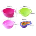 thumbnail image 1 of Bowl 10PCS Mixing Bowl Set Measuring Spoon Set Coloful Sieve Colander Strainer Bowl Salad Bowl With Handle for Kitchen Baking Vegetables Fruits Cleaning, 1 of 7