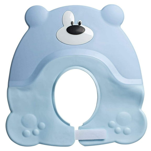 Mars Baby Shampoo Bath Visor - Bath Shower Cap Keeps Water Out of Babies Eyes During Bath Time - Adjustable Baby Shampoo Cap - Toddlers, Babies, Children - Blue