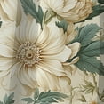 thumbnail image 4 of Designart "Vintage Beige Elegance" Floral Blackout Curtain Single Panel, 4 of 4