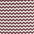 thumbnail image 2 of SheetWorld Fitted 100% Cotton Percale Cradle Sheet 18 x 36, Burgundy Chevron Zigzag, 2 of 4