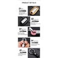 thumbnail image 4 of Key Fob Cover Compatible with Fit for Infiniti Q50 Q60 QX50 QX55 QX60 EX25 EX35 FX35 FX45 FX50 EX37 2018-2025 ABS Keychain, 4 of 7