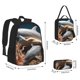 thumbnail image 2 of Easygdp Coral Fish Dolphin Mochila para Niños y Niñas con Set de Caja de Almuerzo y Estuche para Lápices 3 en 1, Mochila Escolar Estampada para Adolescentes, 2 of 7