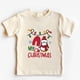 thumbnail image 3 of Camiseta retro beige para niños del día de Navidad, camisetas de manga corta para niños de 1 a 5 años, conjuntos para el día de Navidad, el mejor regalo para hermanos y hermanas, 3 of 5