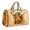 M (16" x 8" x 8"), variant on Lotusprint LLC 2D Print Highland Cow Floral Quilted Weekend Bag, Farmhouse Western Carry On Bag