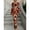 3, variant on Long Sleeve Printed Bodycon Maxi Dress Women Crew Neck Floor Length Dress Suitable For Layering With Jackets