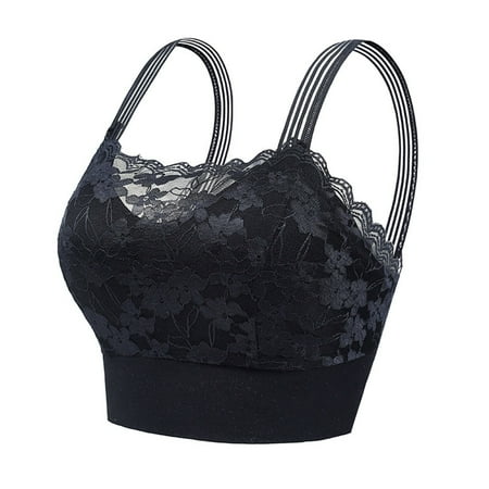 Clearance DondPO Womens Bras High Support Bras for Women Adjustable Strap Full Coverage Up Bras Comfortable No Underwire Wireless Bras Strapless Bra Plus Size Bras for Women Black M