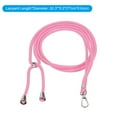 thumbnail image 2 of Phone Lanyard Crossbody Adjustable Neck Lanyard with Transparent Lanyard Patch for Smartphone Rose Red 1 Pcs, 2 of 5